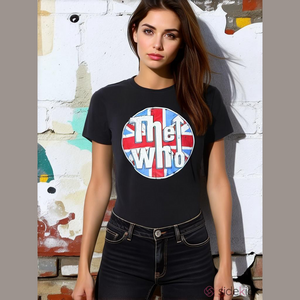 The Who Distressed Women’s Tee (Sz M)